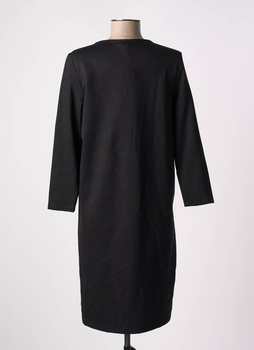 Robe courte manches longues manches longues noir STREET ONE femme