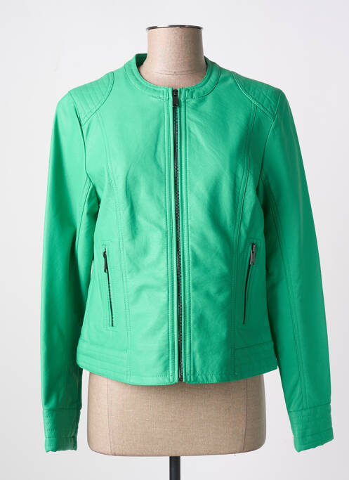 Veste casual col rond vert B.YOUNG femme