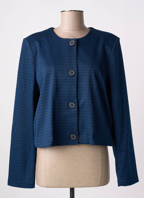 Veste casual col rond bleu B.YOUNG femme