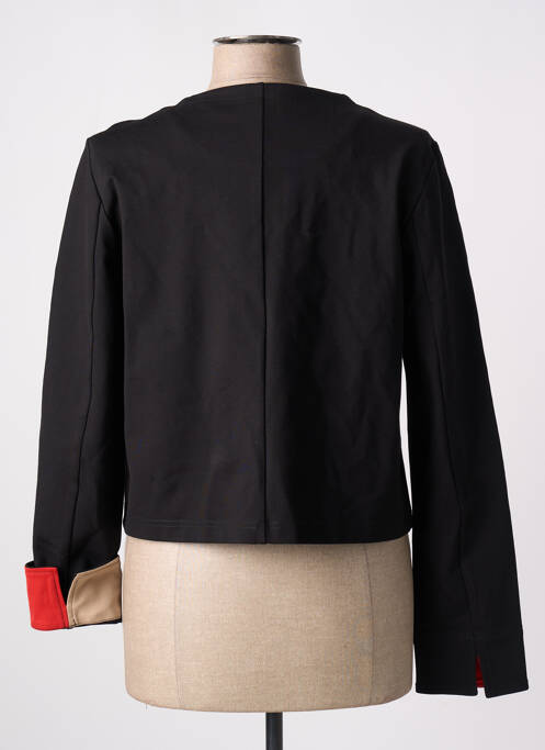 Veste casual col rond noir DIANE LAURY femme