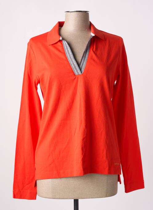Polo orange SAINT JAMES pour femme