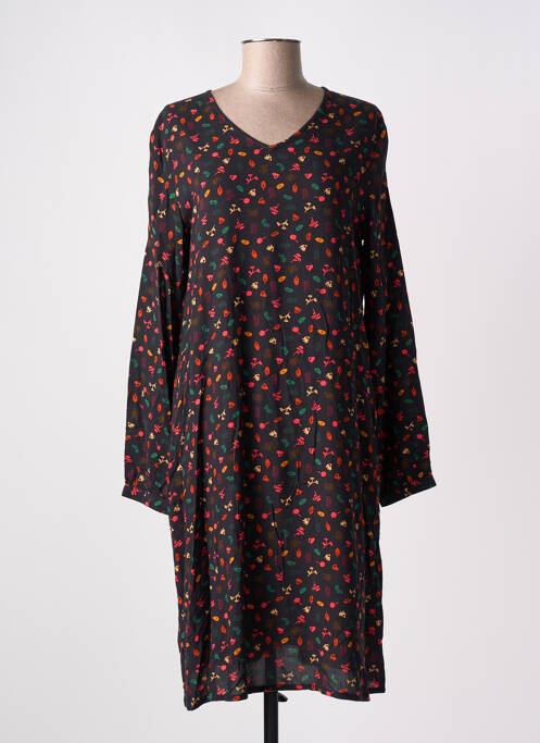 Robe mi-longue noir AGATHE & LOUISE pour femme