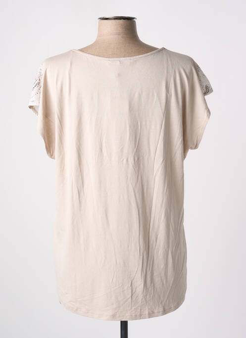 Top beige JULIE GUERLANDE pour femme