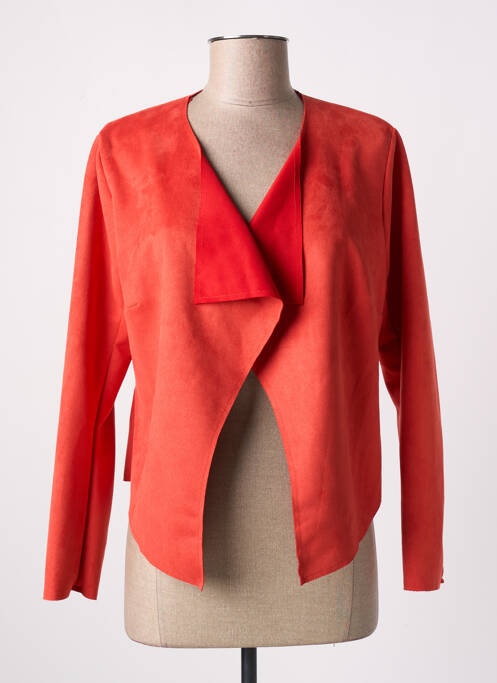 Veste casual orange LILI & CAROLINE pour femme
