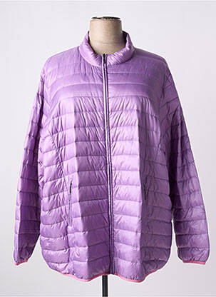 Doudoune poches sans capuche violet CISO femme