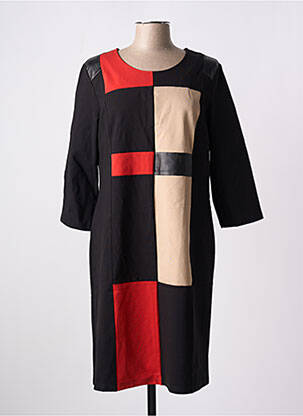 Robe mi-longue noir DIANE LAURY pour femme