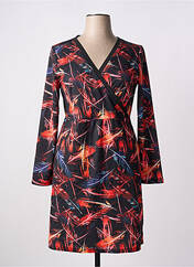 Robe mi-longue noir SMASHED LEMON pour femme seconde vue