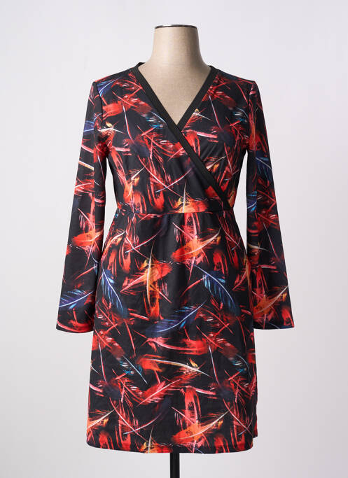 Robe mi-longue noir SMASHED LEMON pour femme
