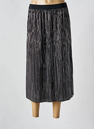 Jupe longue taille élastique noir JULIE GUERLANDE femme