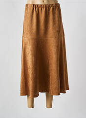 Jupe longue marron FA CONCEPT pour femme seconde vue
