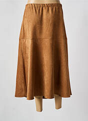 Jupe longue marron FA CONCEPT pour femme seconde vue