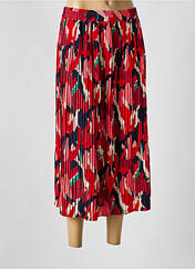 Jupe longue rouge C'EST BEAU LA VIE pour femme seconde vue