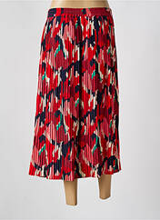 Jupe longue rouge C'EST BEAU LA VIE pour femme seconde vue