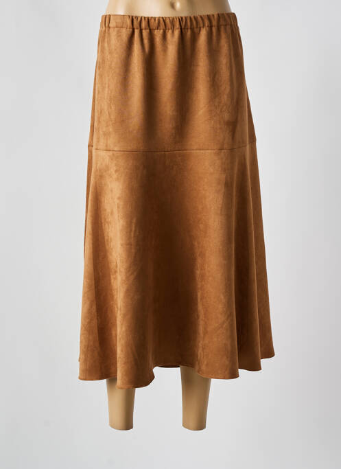Jupe longue marron FA CONCEPT pour femme