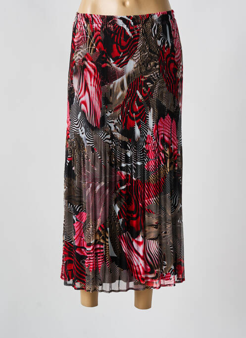 Jupe longue rouge FRANCK ANNA pour femme