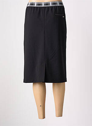 Jupe mi-longue coupe droite noir DIANE LAURY femme