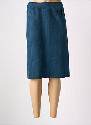 Pantalon large taille à pinces taille normale vert CHRISTINE LAURE femme