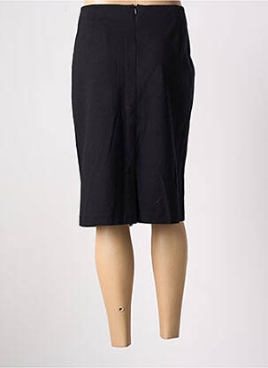 Jupe mi-longue stretch bleu CHRISTINE LAURE femme