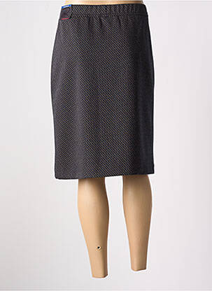 Jupe mi-longue stretch noir TONI DRESS femme