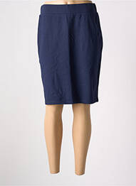 Jupe mi-longue coupe droite bleu JENSEN femme
