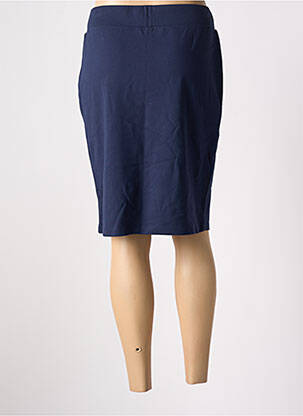 Jupe mi-longue stretch bleu JENSEN femme