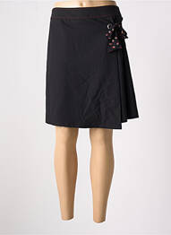 Jupe courte taille haute noir LILI & CAROLINE femme