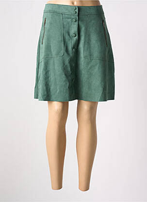 Jupe courte poches vert B.YOUNG femme