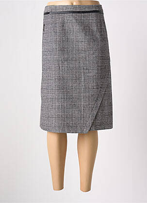 Jupe mi-longue gris CHRISTINE LAURE pour femme