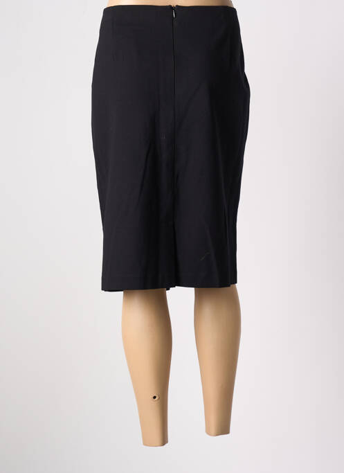 Jupe mi-longue bleu CHRISTINE LAURE pour femme