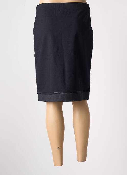 Jupe mi-longue bleu CHRISTINE LAURE pour femme