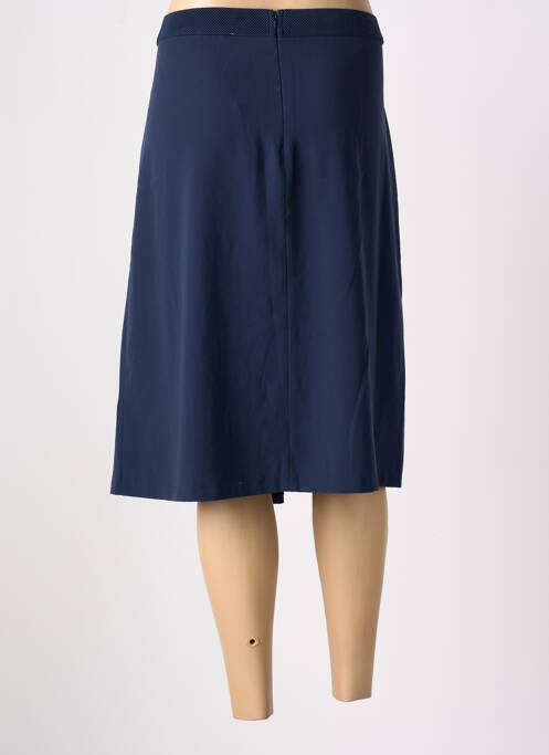 Jupe mi-longue bleu DIANE LAURY pour femme