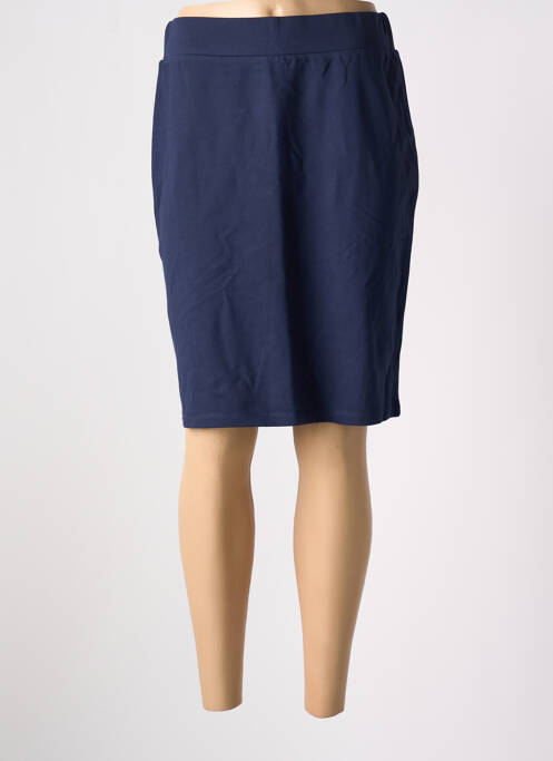 Jupe mi-longue bleu JENSEN pour femme