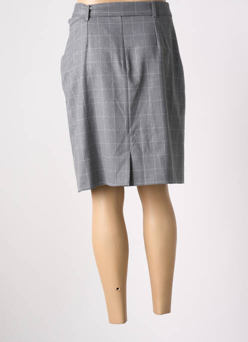 Jupe mi-longue gris JULIE GUERLANDE pour femme