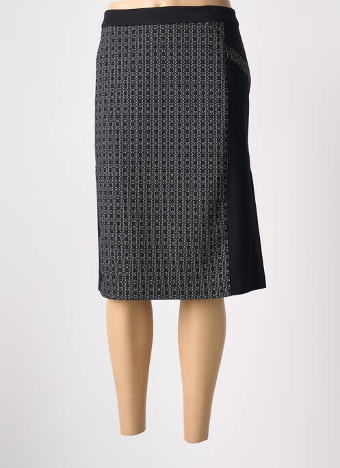 Jupe mi-longue noir CHRISTINE LAURE pour femme