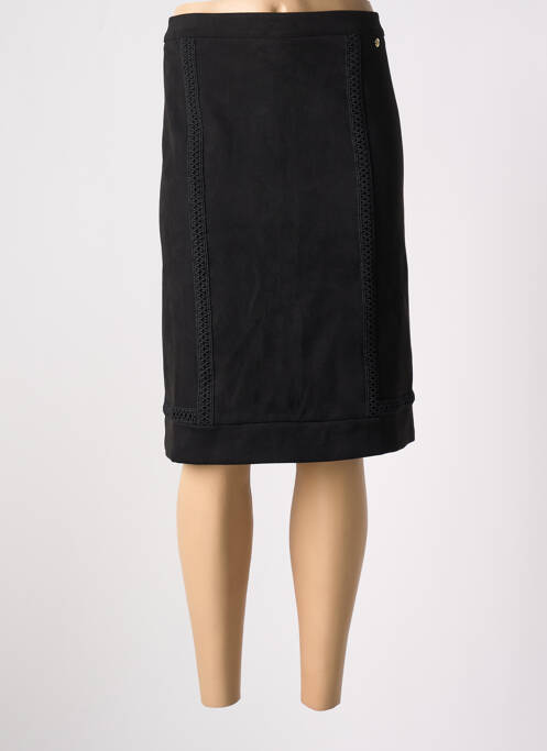 Jupe mi-longue noir FRED SABATIER pour femme