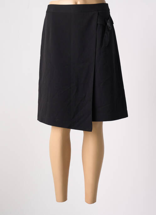 Jupe mi-longue noir IMITZ pour femme