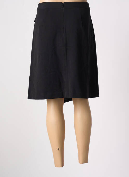 Jupe mi-longue noir IMITZ pour femme