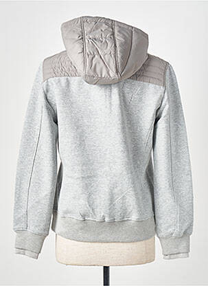 Doudoune manches longues a capuche gris GAZE femme