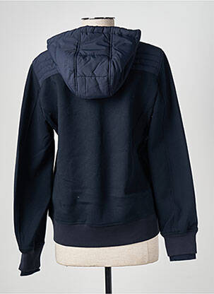 Doudoune manches longues a capuche bleu GAZE femme