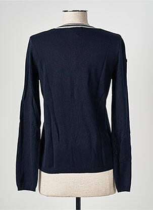 Pull coupe cintrée manches longues bleu GAZE femme