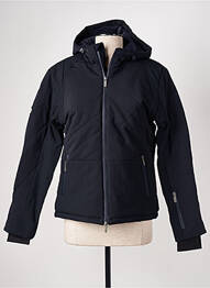 Parka finition intérieure doublée a capuche bleu GAZE femme
