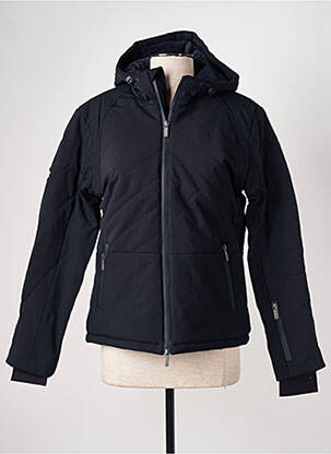 Parka fermeture zippée sur le devant a capuche bleu GAZE femme