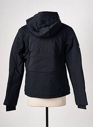 Parka manches longues a capuche bleu GAZE femme
