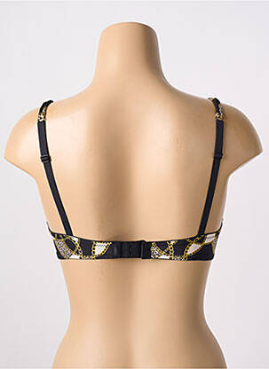 Soutien-gorge effet matière satinée haut soutien-gorge moulé noir ESCORT femme