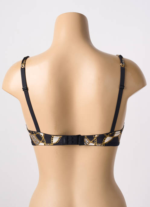 Soutien-gorge effet matière satinée haut soutien-gorge moulé noir ESCORT femme
