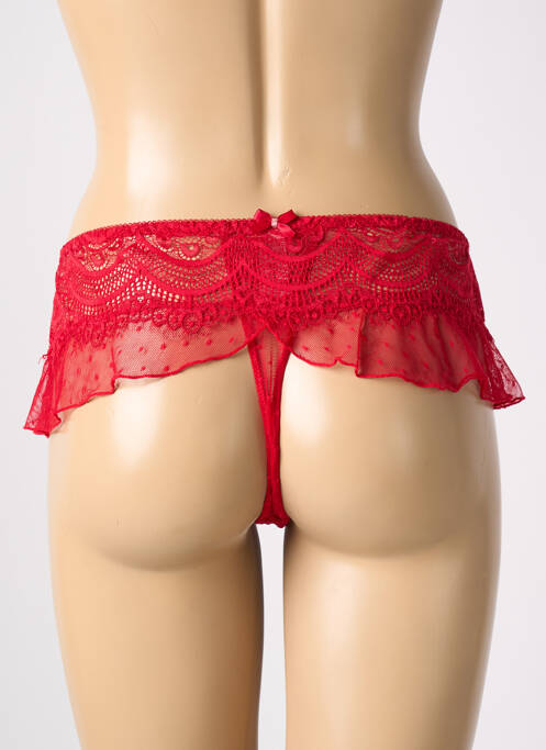 String rouge ESCORT femme