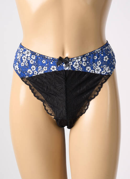 Tanga bleu ESCORT pour femme