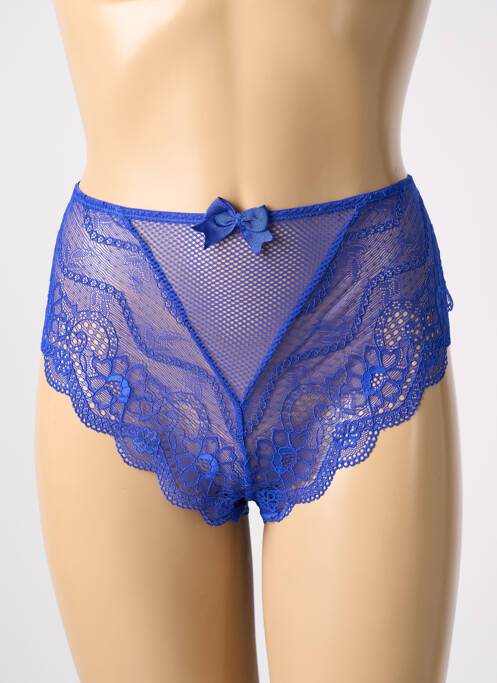 Tanga bleu ESCORT pour femme