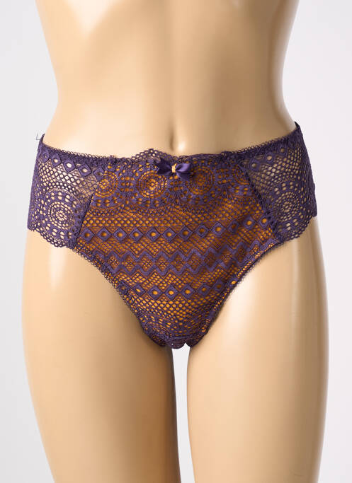 Tanga violet ESCORT pour femme