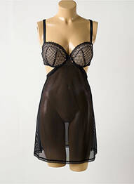 Nuisette/combinette stretch noir ESCORT femme